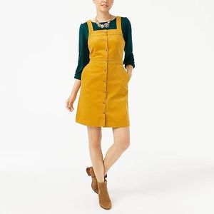 NWT J. Crew corduroy button dress